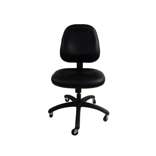 Big and Tall Chair Desk Vinyl Seat Back 400 lb. Seat Capacity